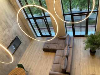 Апартаменты Memel Loft Клайпеда Апартаменты с 2 спальнями-16